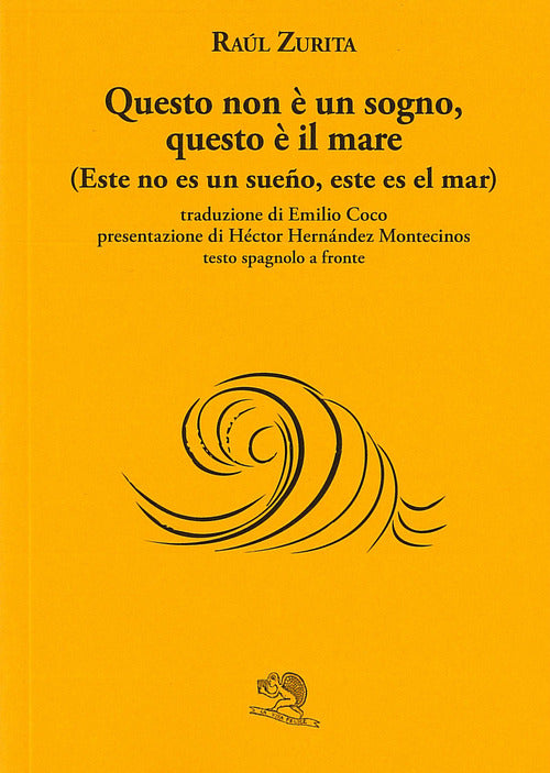 Cover of Questo non è un sogno, questo è il mare (Este no es un sueño, este es el mar). Testo spagnolo a fronte