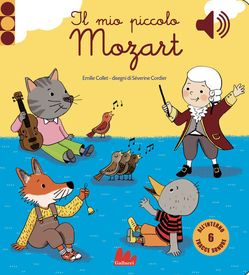 Cover of mio piccolo Mozart. Libro sonoro