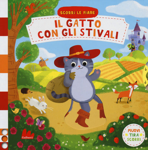 Cover of gatto con gli stivali. Scorri le fiabe