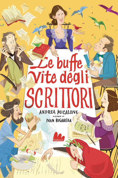 Cover of buffe vite degli scrittori