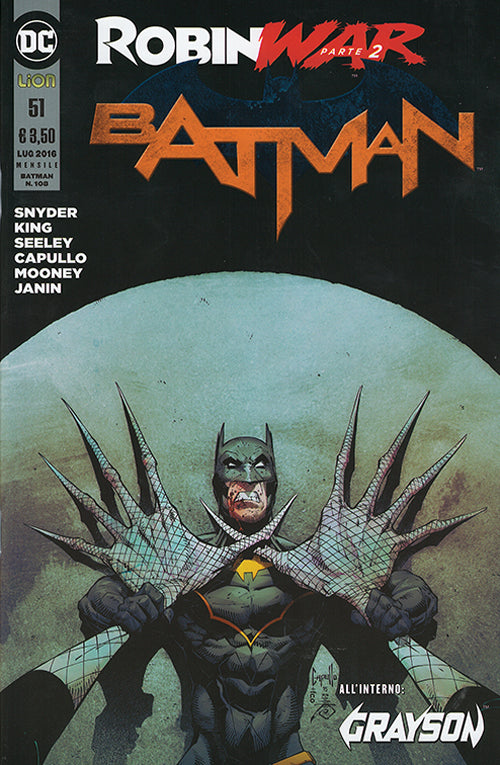 Cover of Batman. Nuova serie 51