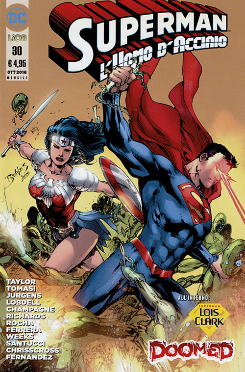 Cover of uomo d'acciaio. Superman