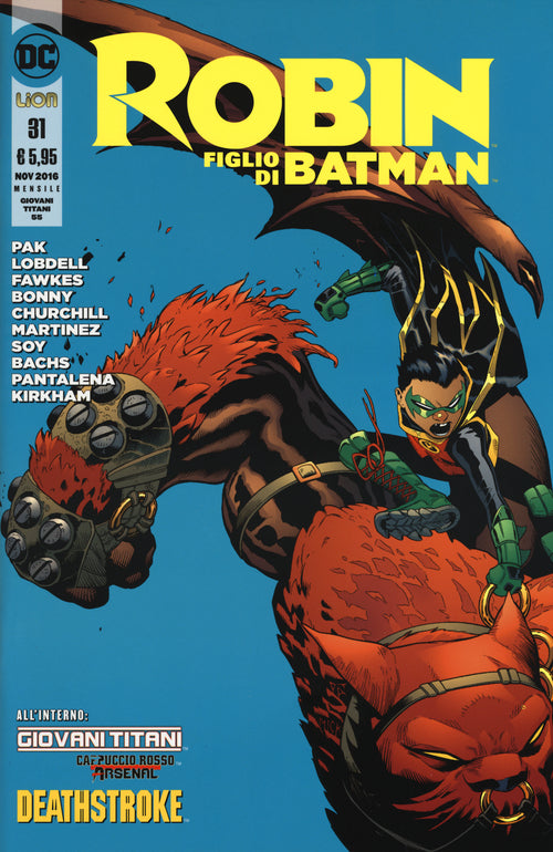 Cover of Robin figlio di Batman. Giovani titani