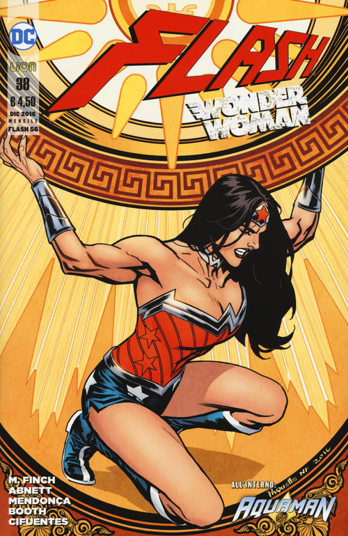 Cover of Flash. Wonder woman