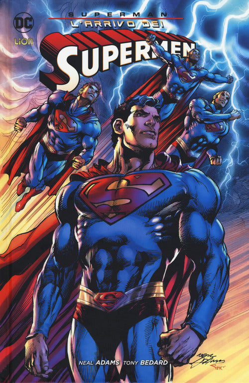 Cover of arrivo dei Supermen. Superman