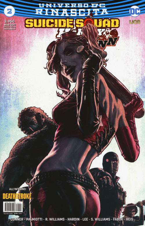 Cover of Rinascita. Suicide Squad. Harley Quinn