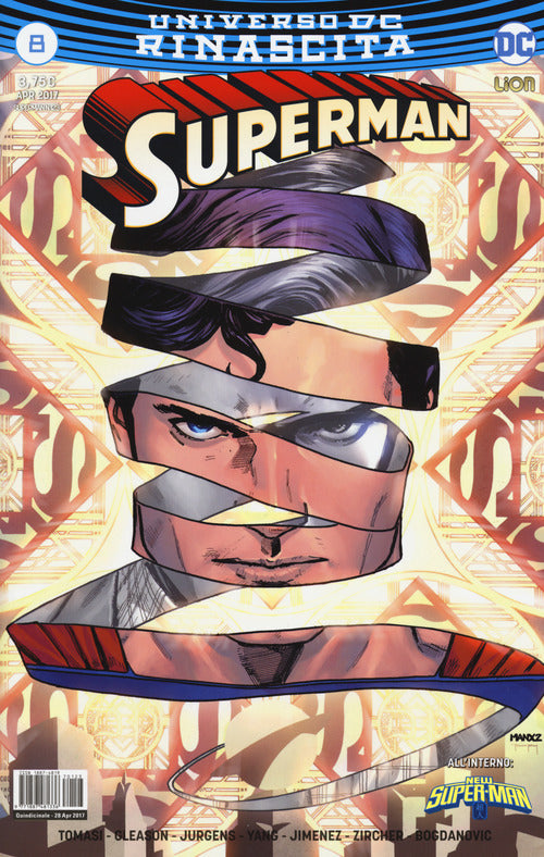 Cover of Rinascita. Superman