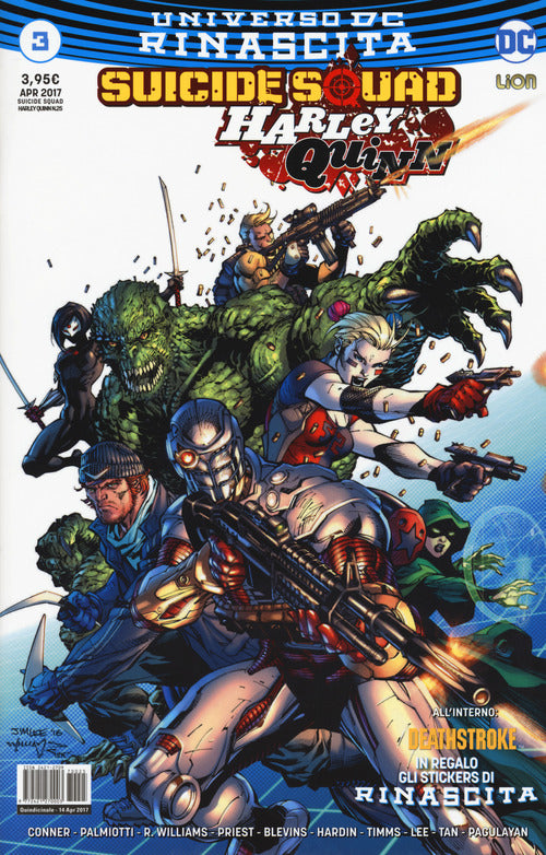 Cover of Rinascita. Suicide Squad. Harley Quinn