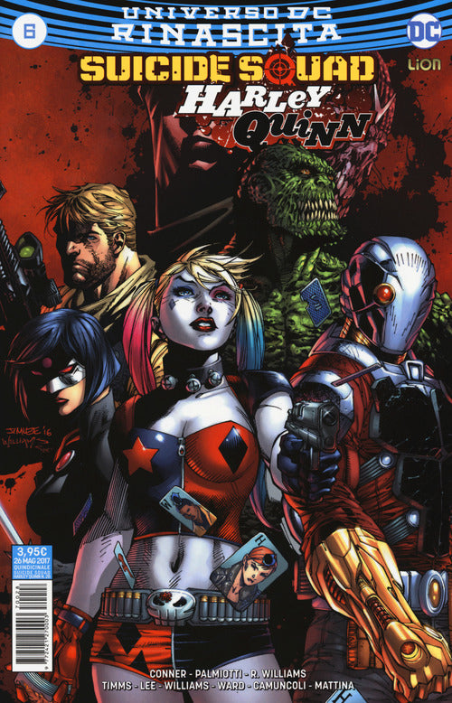 Cover of Rinascita. Suicide Squad. Harley Quinn