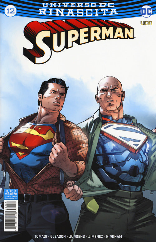 Cover of Rinascita. Superman