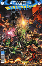 Cover of Rinascita. Justice League