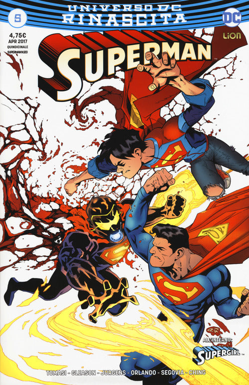 Cover of Rinascita. Superman