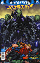 Cover of Rinascita. Justice League