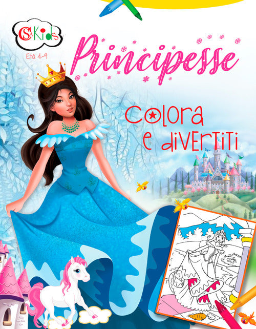 Cover of Principesse. Colora e divertiti