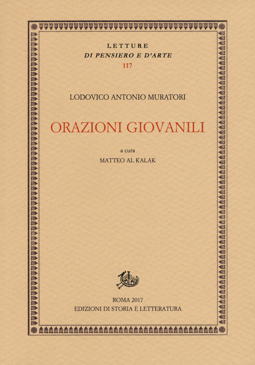 Cover of Orazioni giovanili