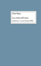 Cover of critica del testo