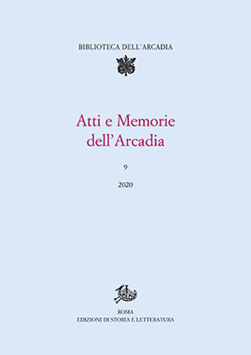 Cover of Atti e memorie dell'Arcadia