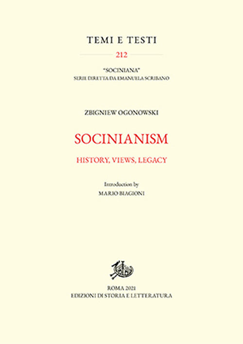 Cover of Socinianism. History, views, legacy