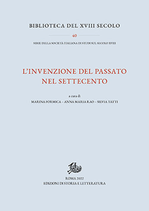 Cover of invenzione del passato nel Settecento