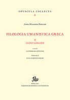 Cover of Filologia umanistica greca