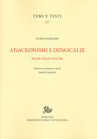 Cover of Anacronismi e didascalie. Prose varie 1903-1916