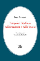 Cover of Insegnare l'italiano nell'università e nella scuola