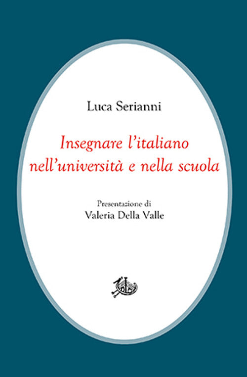 Cover of Insegnare l'italiano nell'università e nella scuola