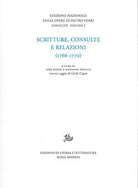 Cover of Scritture, consulte e relazioni (1766-1770)