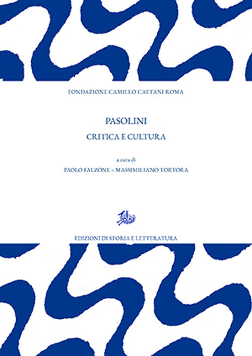 Cover of Pasolini. Critica e cultura