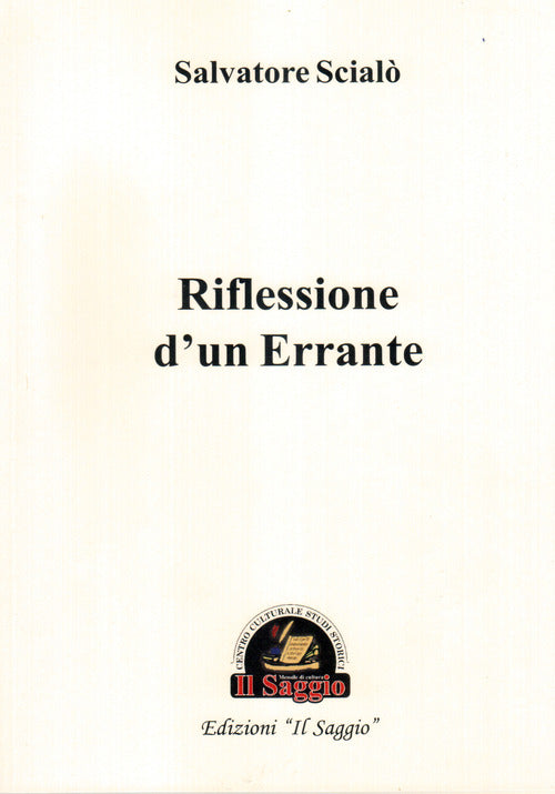 Cover of Riflessione d'un errante