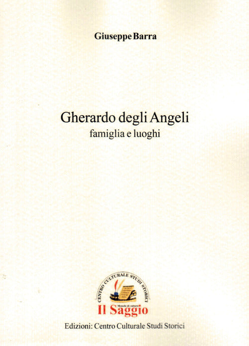 Cover of Gherardo degli Angeli. Famiglia e luoghi