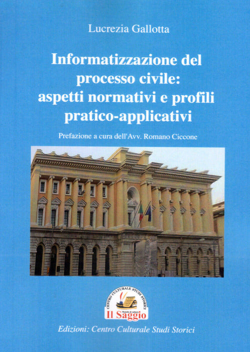 Cover of Informatizzazione del processo civile: aspetti normativi e profili pratico-applicativi