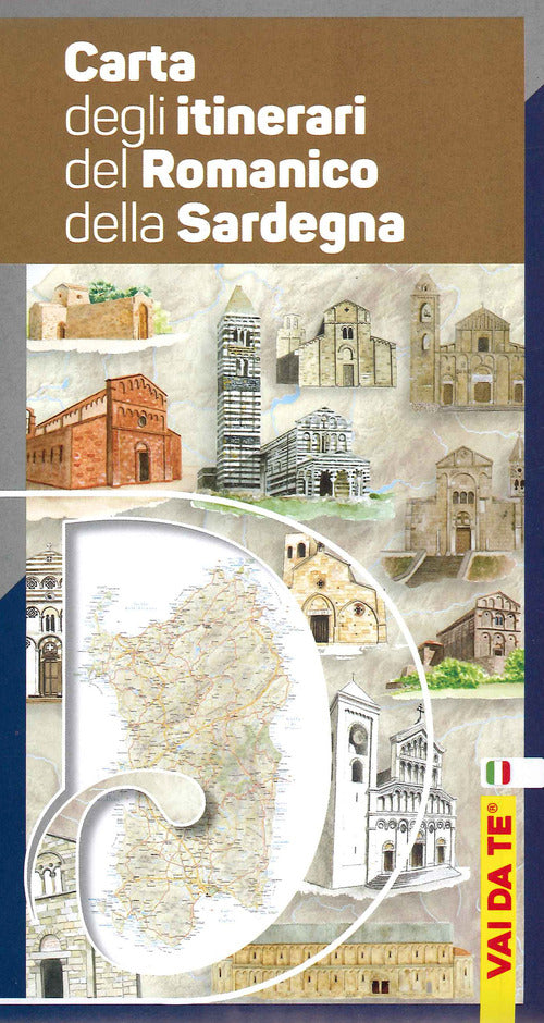 Cover of Carta degli itinerari del romanico della Sardegna