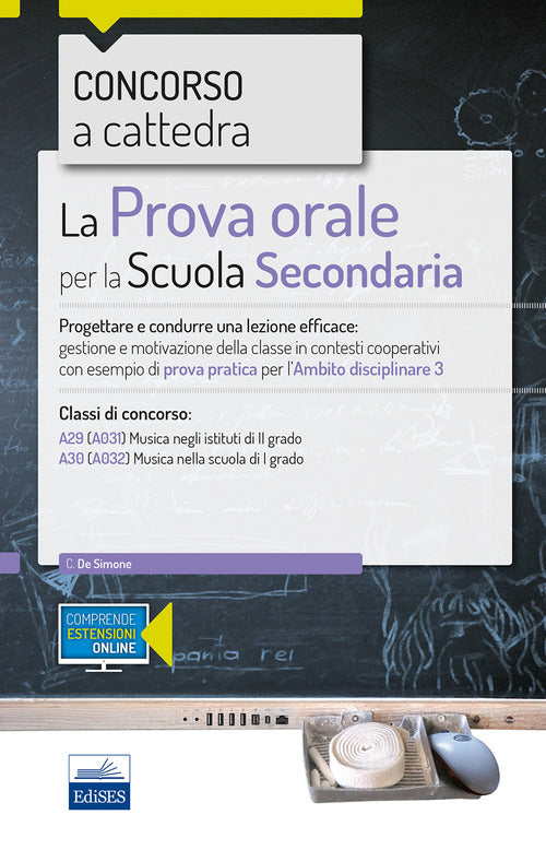 Cover of CC 4/36 la prova orale per la scuola secondaria. Ambito 3