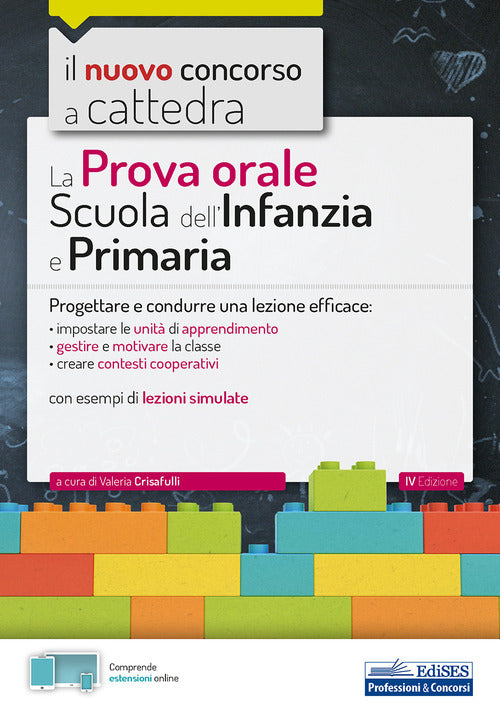 Cover of prova orale per la scuola infanzia e e la scuola primaria. Progettare e condurre una lezione efficace