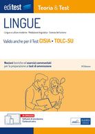 Cover of EdiTEST. Lingue. Teoria & test. Nozioni teoriche ed esercizi commentati per la preparazione ai test di ammissione