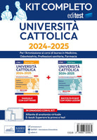 Cover of Kit completo EdiTEST. Università Cattolica. Medicina, odontoiatria, professioni sanitarie