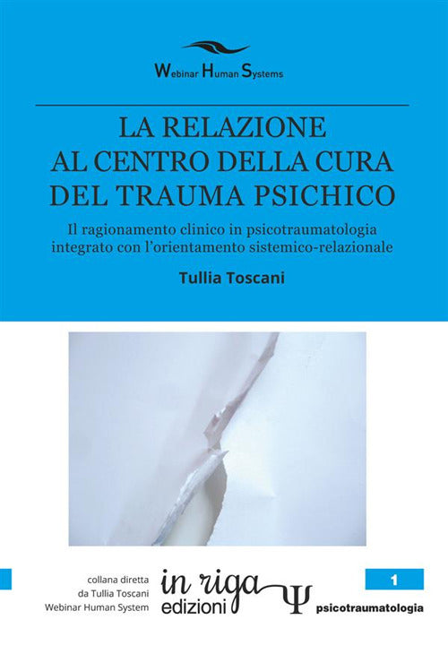 Cover of relazione al centro della cura del trauma psichico. Il ragionamento clinico in psicotraumatologia integrato con l'orientamento sistemico-relazionale