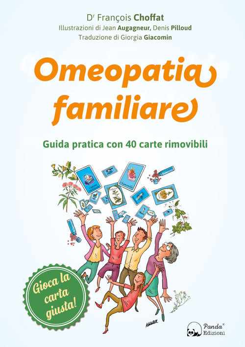 Cover of Omeopatia familiare. Guida pratica con 40 carte rimovibili