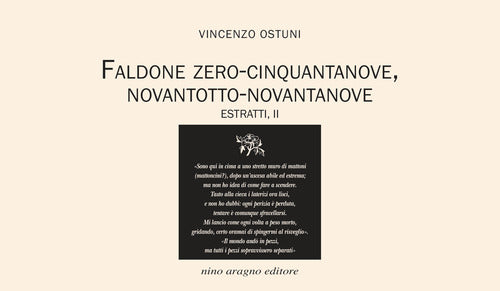 Cover of Faldone zero-cinquantanove, novantotto-novantanove