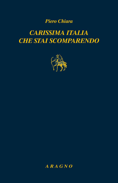 Carissima Italia che stai scomparendo