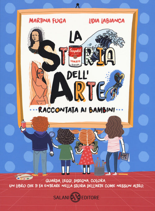 Cover of storia dell'arte raccontata ai bambini