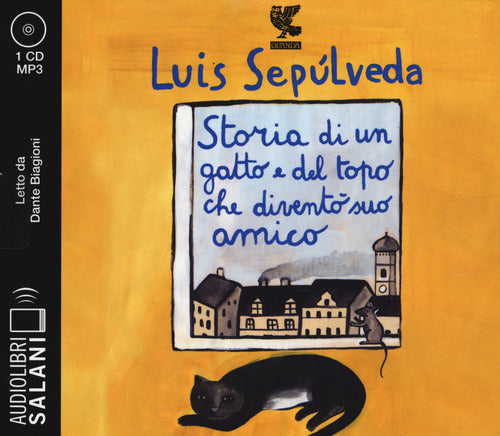 Cover of Storia di un gatto e del topo che diventò suo amico letto da Dante Biagioni. Audiolibro. CD Audio formato MP3