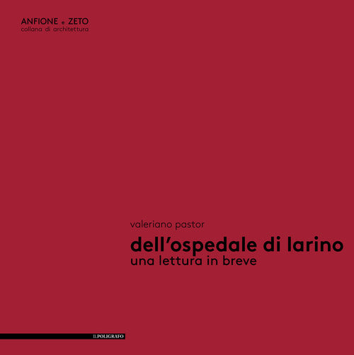 Cover of Dell'Ospedale di Larino. Una lettura in breve