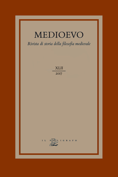 Cover of Medioevo. Rivista di storia della filosofia medievale