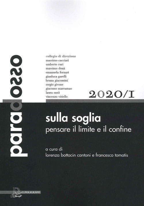 Cover of Paradosso. Rivista di filosofia