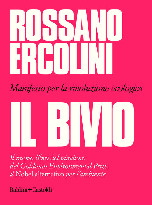 Cover of bivio. Manifesto per la rivoluzione ecologica