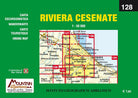 Cover of Riviera Cesenate. Carta dei sentieri 1:50.000. Ediz. italiana, inglese, francese e tedesca