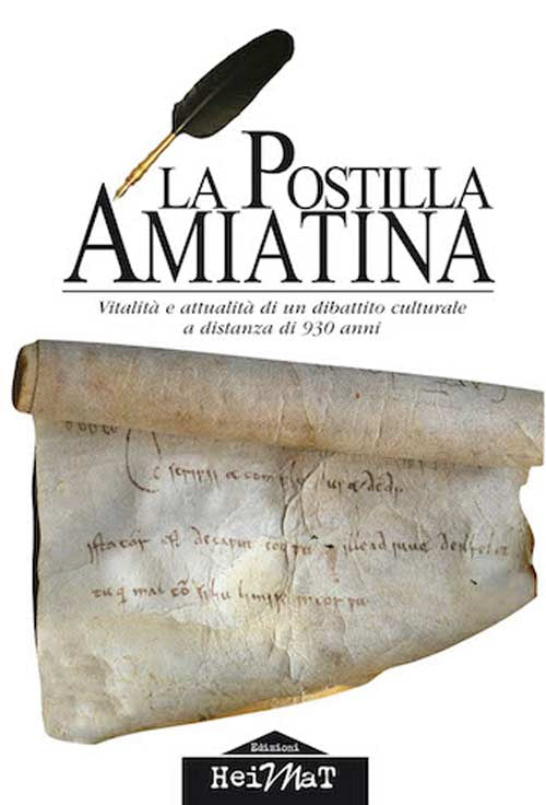 Cover of postilla amiatina. Vitalità e attualità di un dibattito culturale a distanza di 930 anni