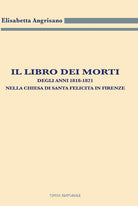 Cover of libro dei morti degli anni 1818-1821 nella chiesa di Santa Felicita in Firenze